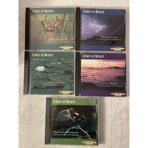 Echoes Of Nature, Relaxation CDs Sounds Of Wilderness Lot Of 5. See Photos